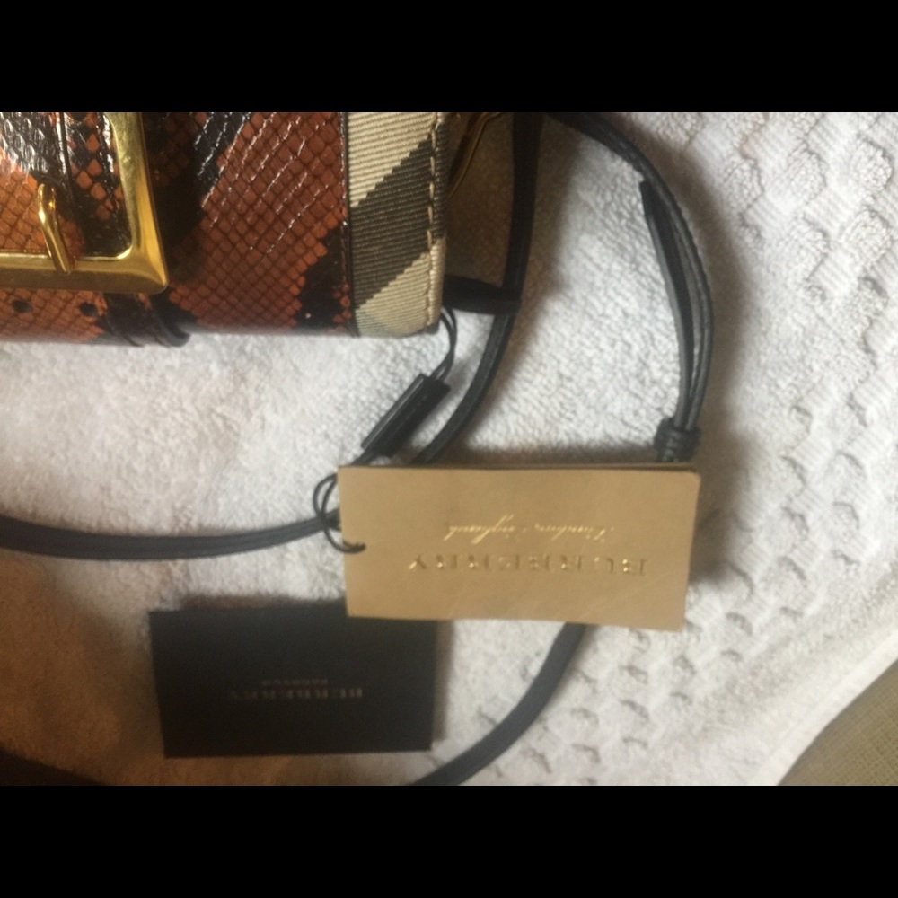 Burberry patchwork snakeskin crossbody bag - Picture 5 of 6